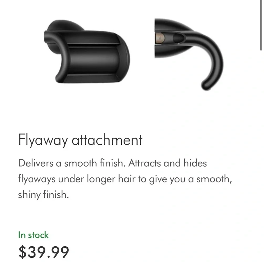 Dyson Air Wrap Attachments and Case Only